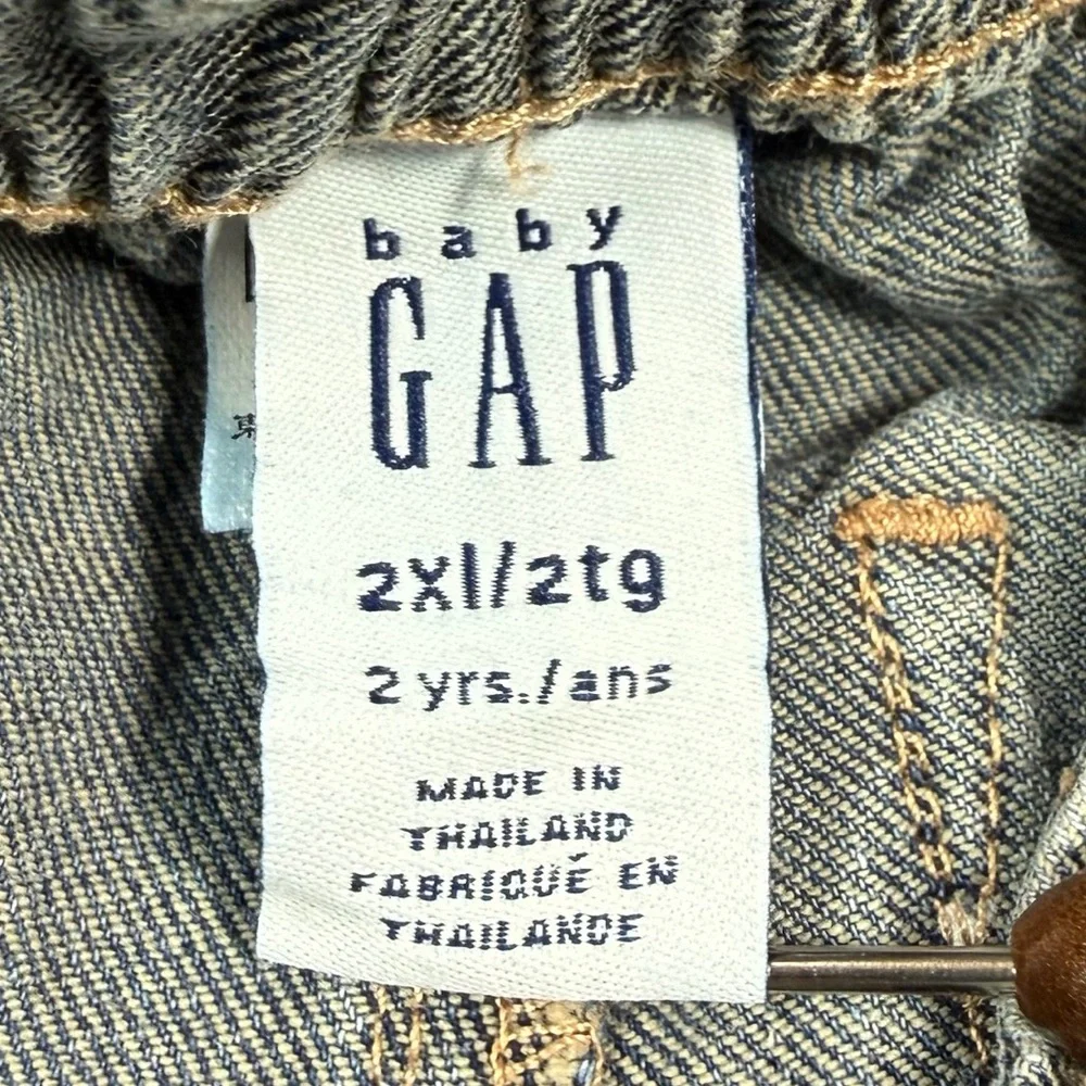 BABY GAP Toddler Boys' Y2K Vintage‎ High Waisted Straight Leg Denim Jeans 2XL